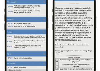 Apps de referencia para oftalmólogos