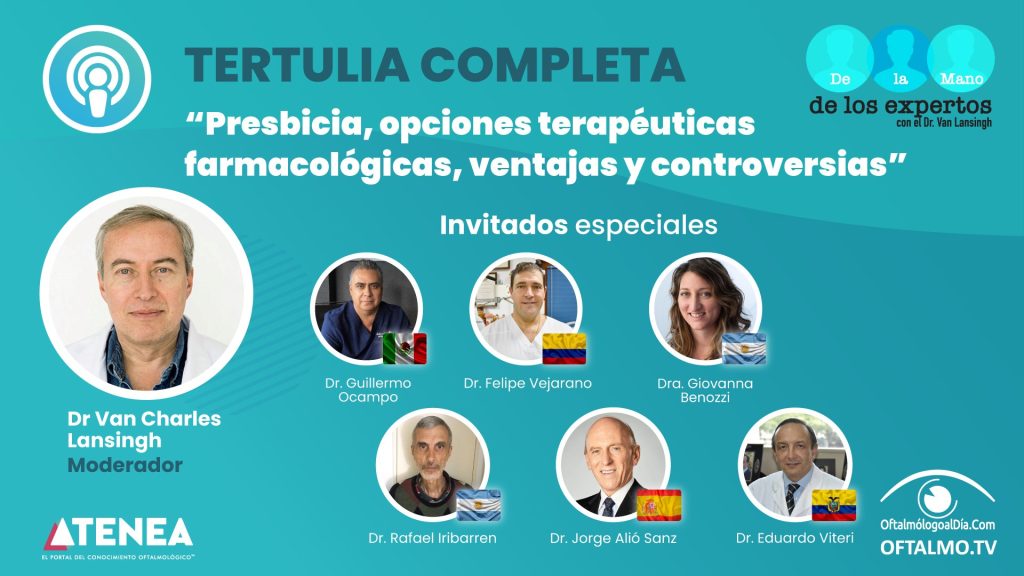 imagen tertulia presbicia, opciones terapeuticas, farmacologicas, ventajas y controversias 1920 x 1080