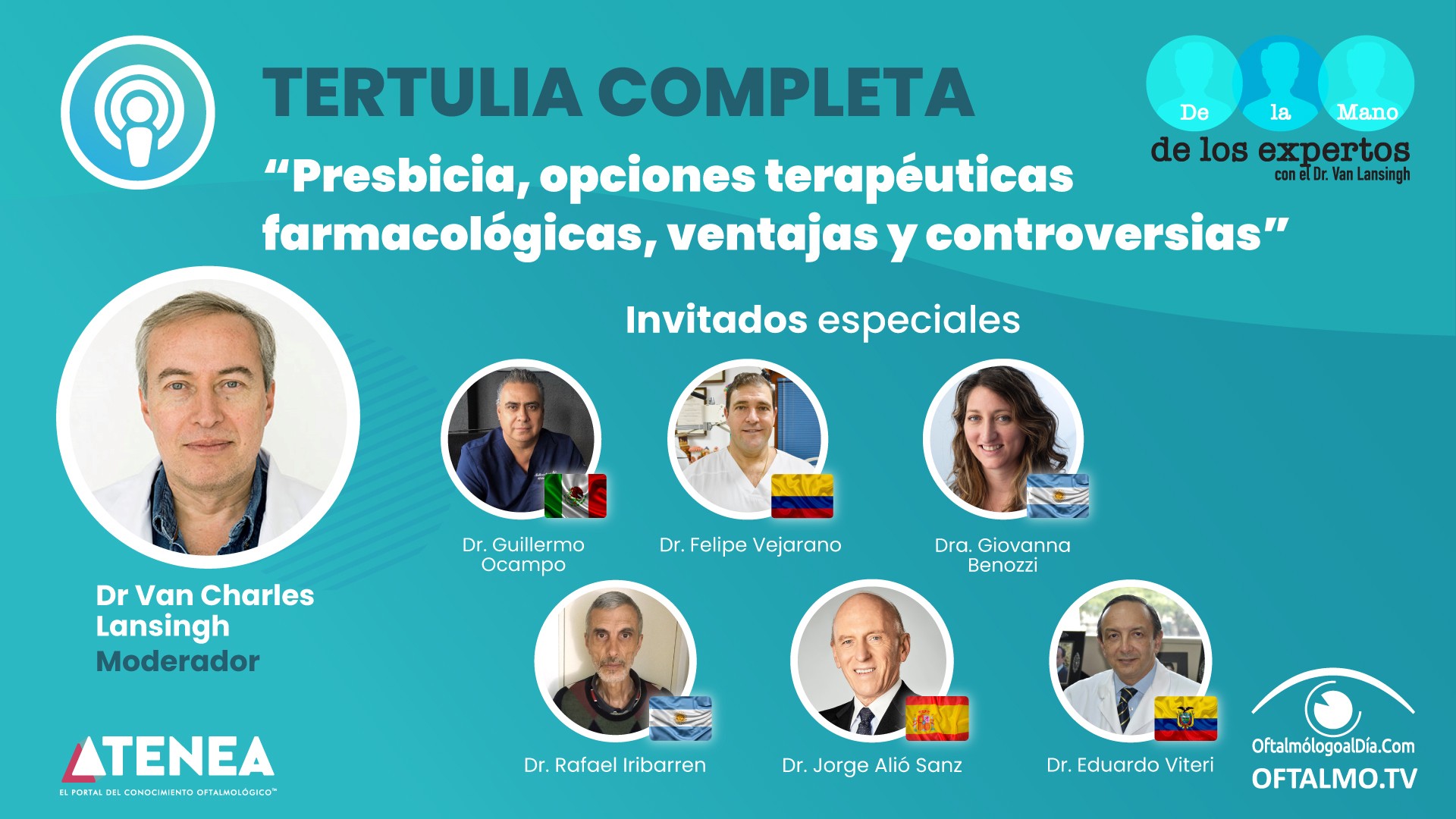 imagen tertulia presbicia, opciones terapeuticas, farmacologicas, ventajas y controversias 1920 x 1080