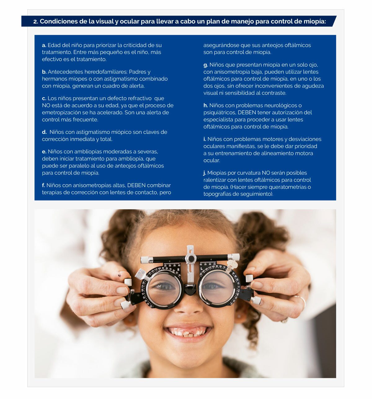 Protocolo de control y manejo de la miopía con lentes oftálmicos –  Oftalmólogo al Día