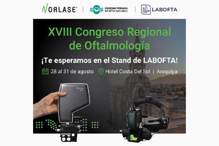 Norlase estará presente en el XVIII Congreso Regional de Oftalmología