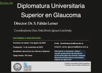Abren inscripciones para diplomatura en glaucoma