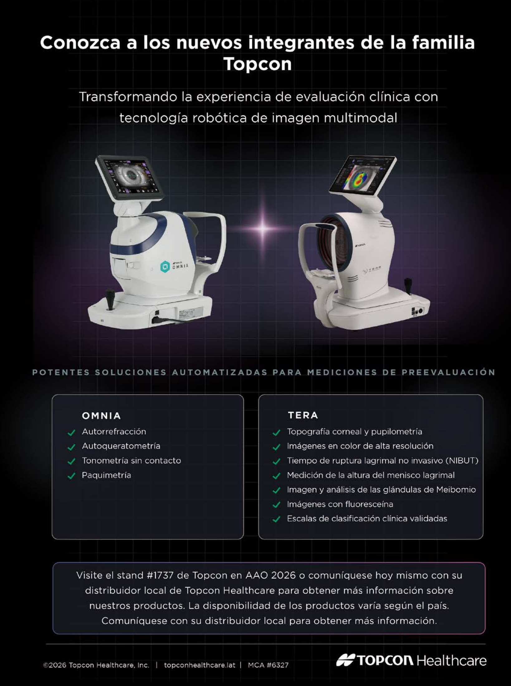Topcon Healthcare · OMNIA y TERA