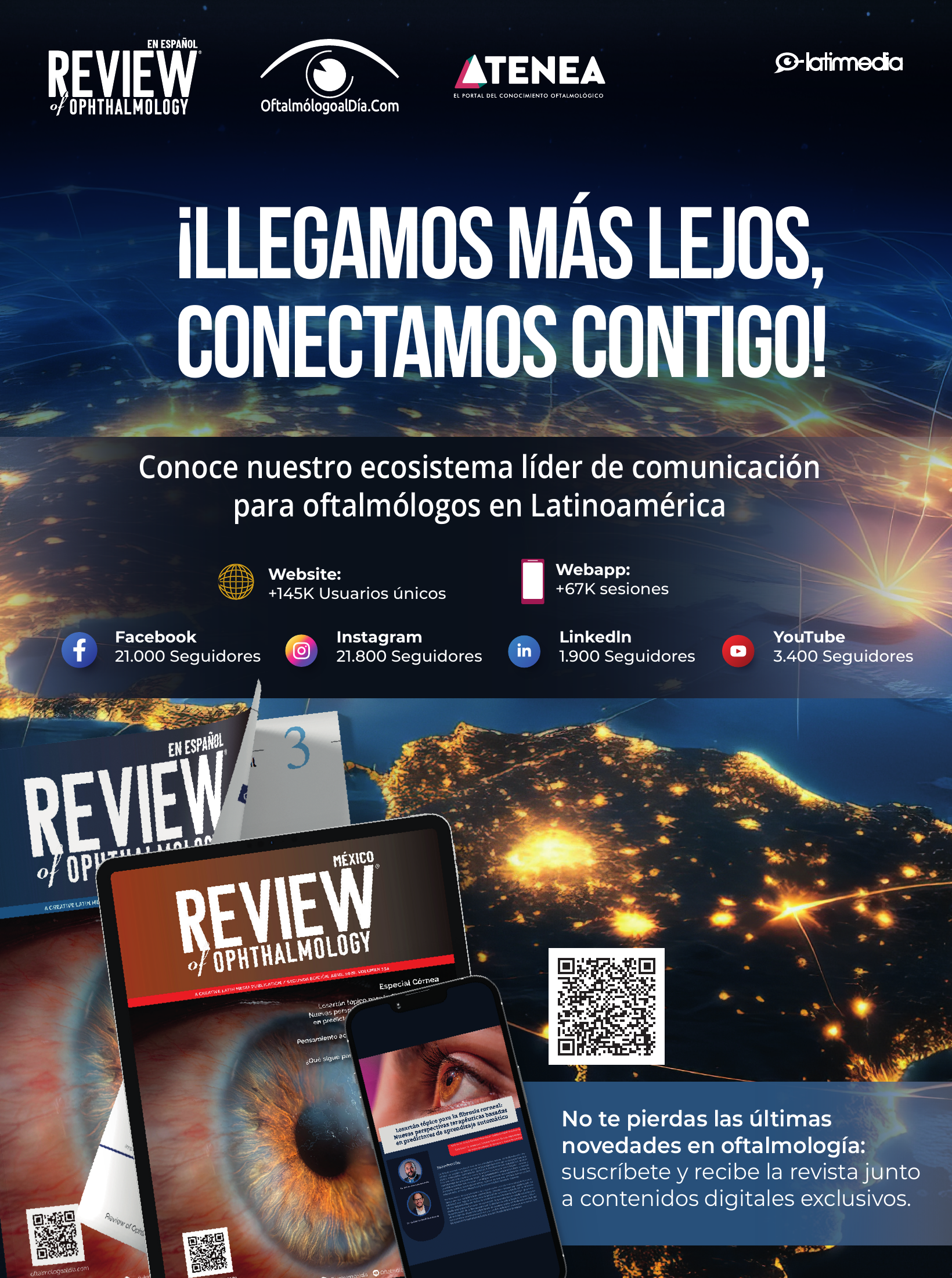 ¡Llegamos más lejos, conectamos contigo!