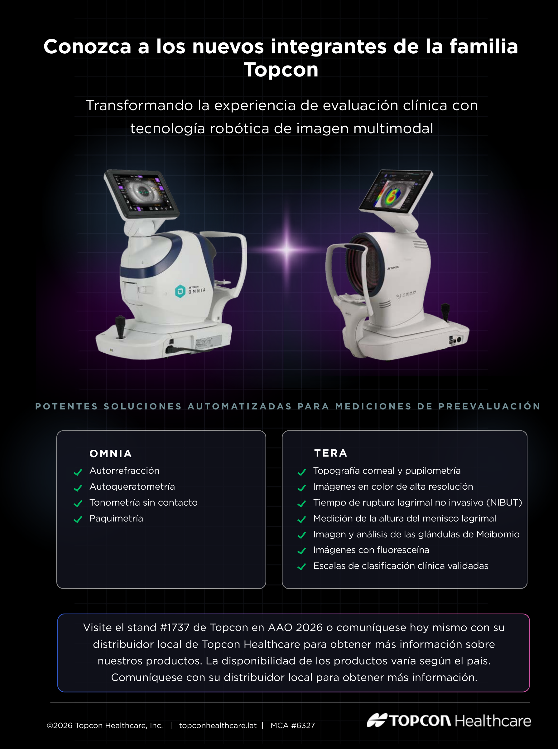Topcon Healthcare · OMNIA y TERA